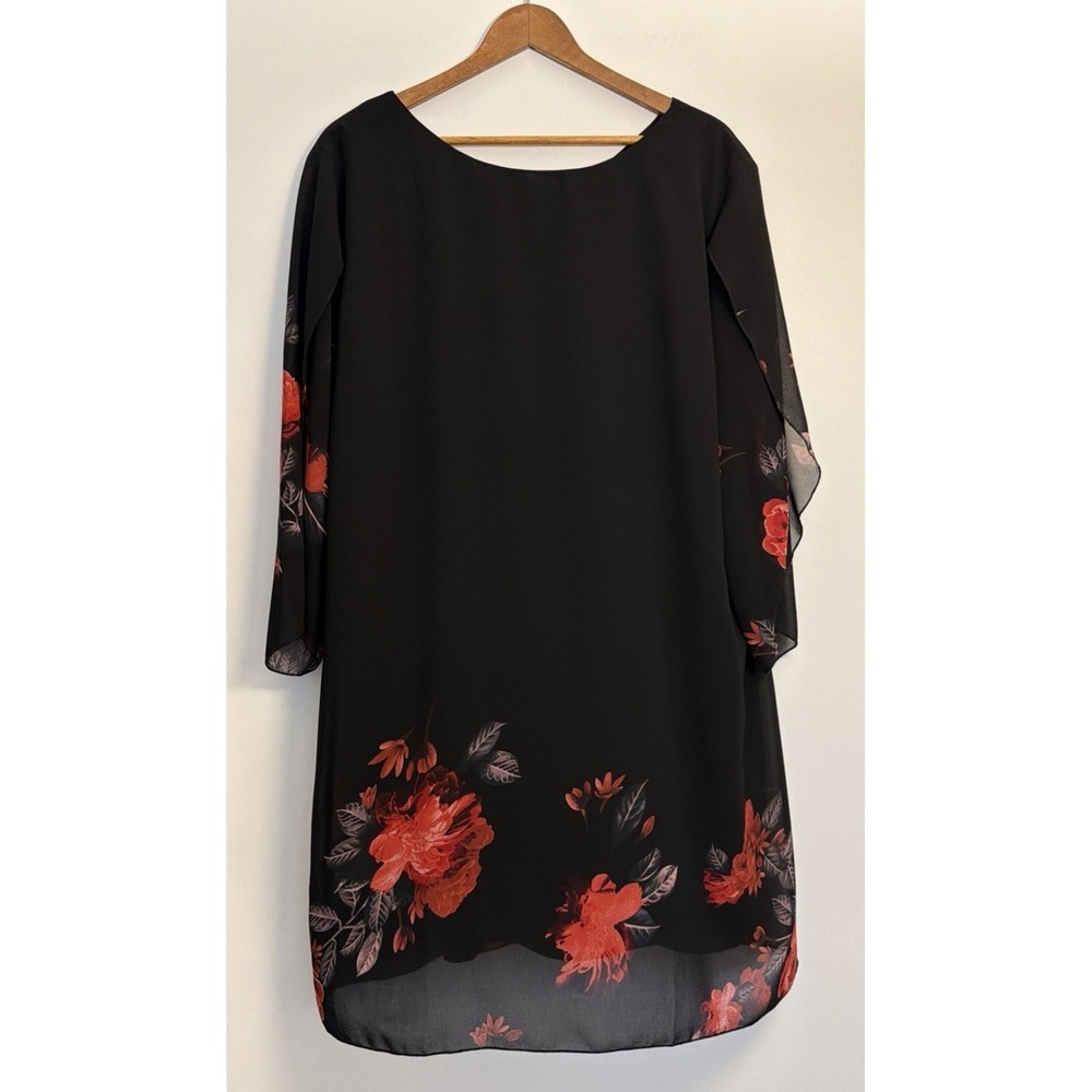 Grace Karin Floral Bell Sleeve Sheath Dress Size 3XL Lined Formal NWT Elegant - Picture 12 of 15